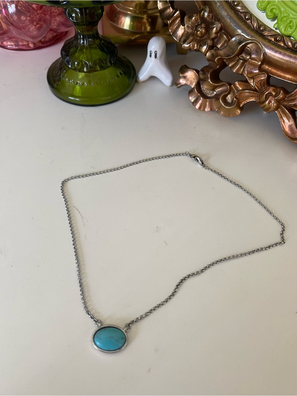 Silver Turquoise Pendant